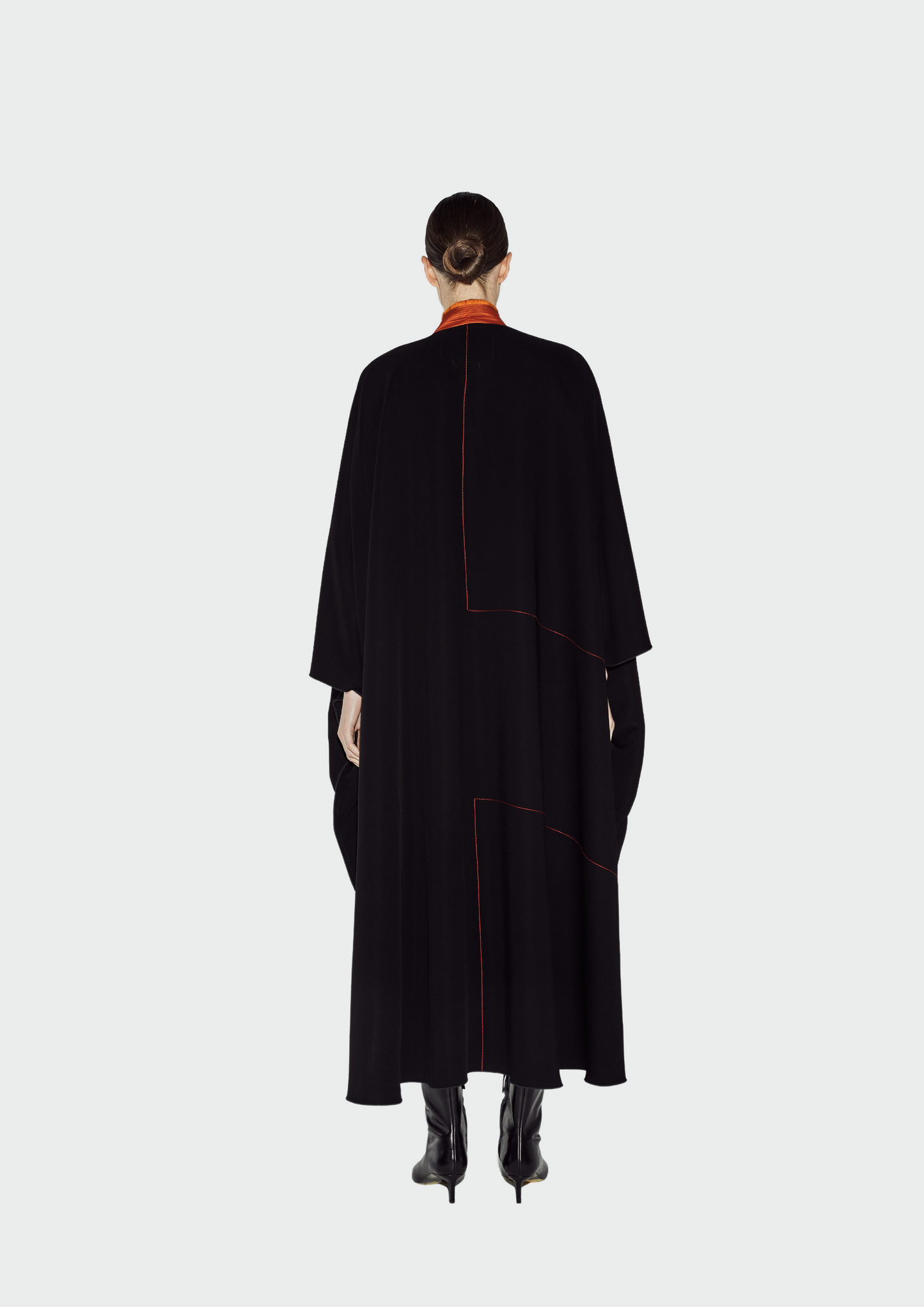 THE TAFFETA COLLAR ABAYA