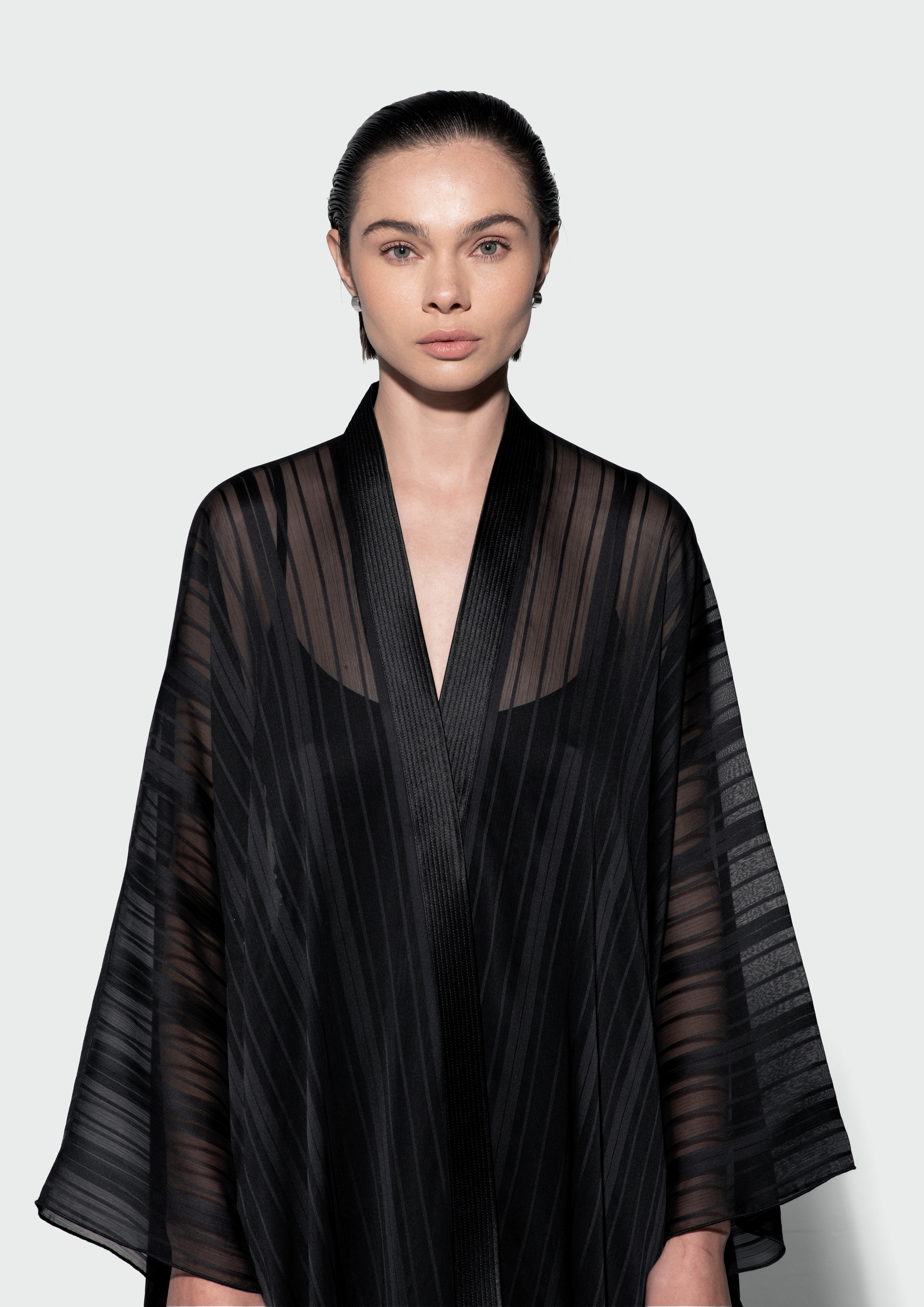 STRIPED JACQUARD X LINING