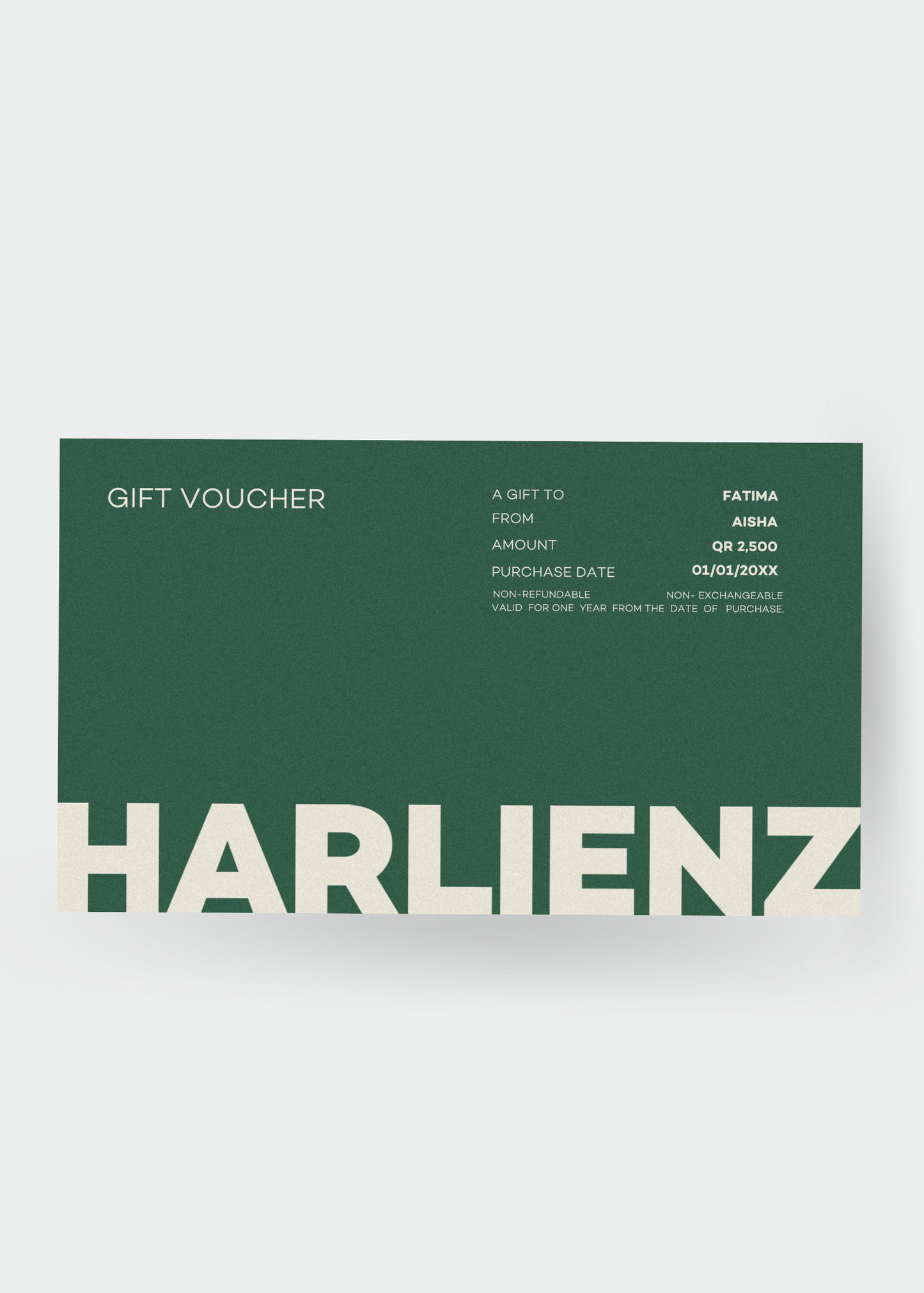 GIFT VOUCHER (GREEN)