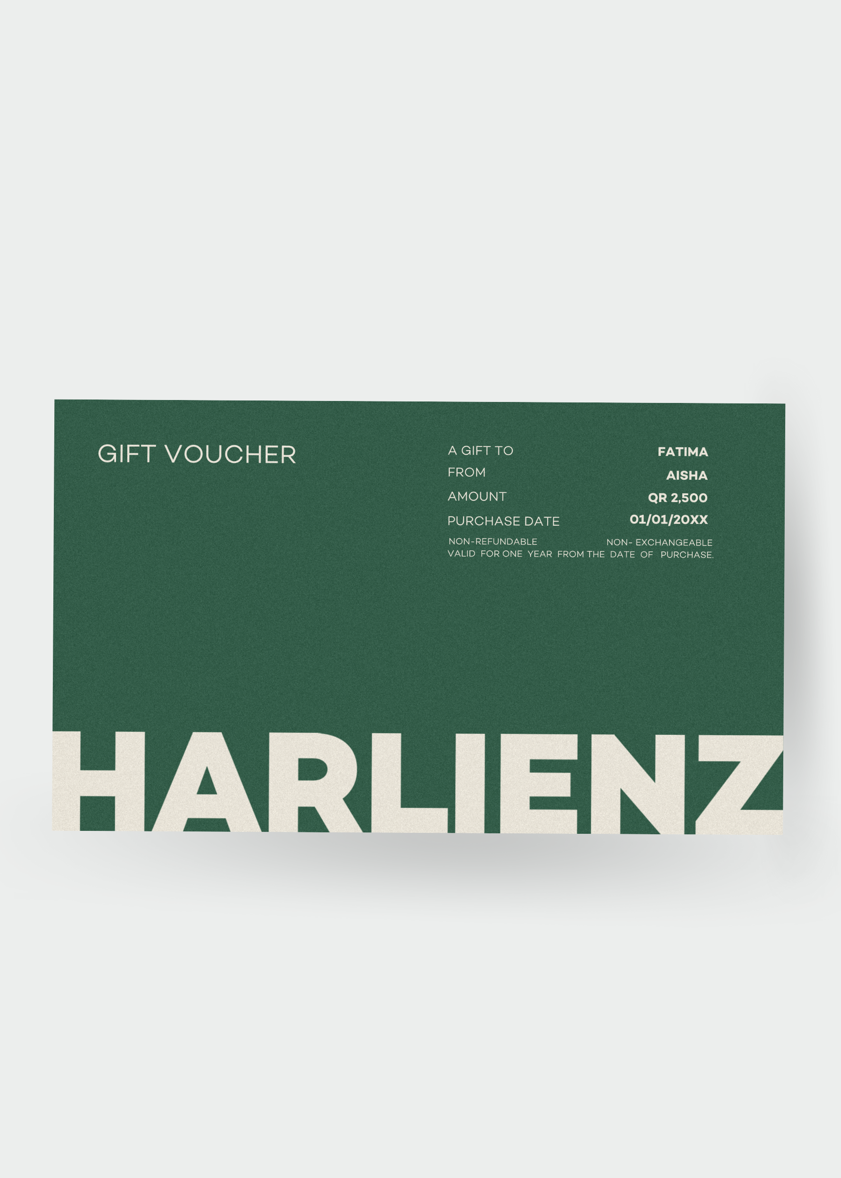 GIFT VOUCHER (GREEN)