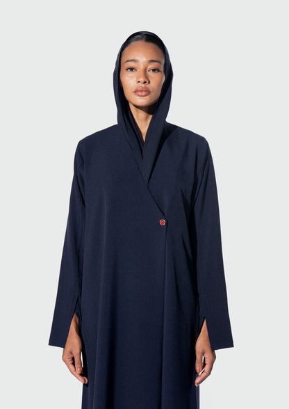 HZ ENAMEL BUTTON ABAYA