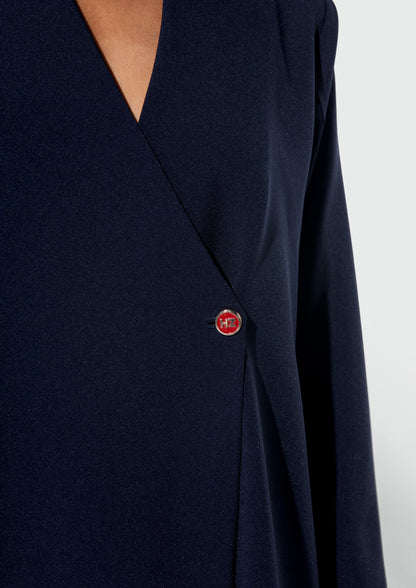 HZ ENAMEL BUTTON ABAYA