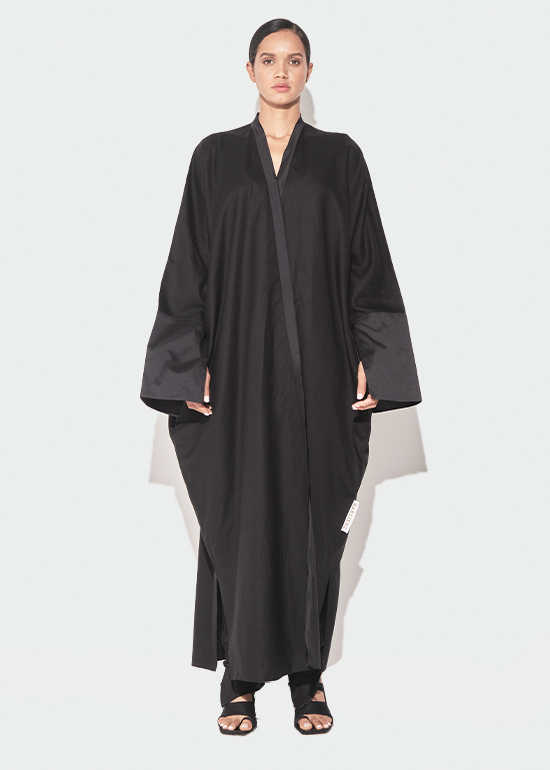 LINEN TAFFETA ABAYA